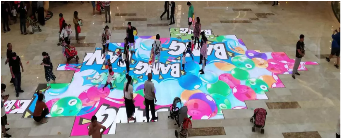 ¿Cuál es la innovación del piso LED interactivo?